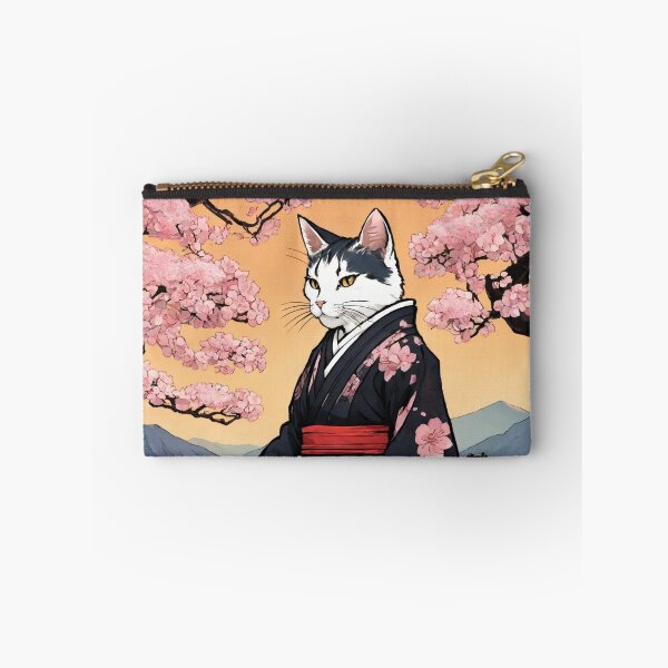 Item preview, Elegant Cat wearing kimono, spring day designed and sold by Magical-bear.