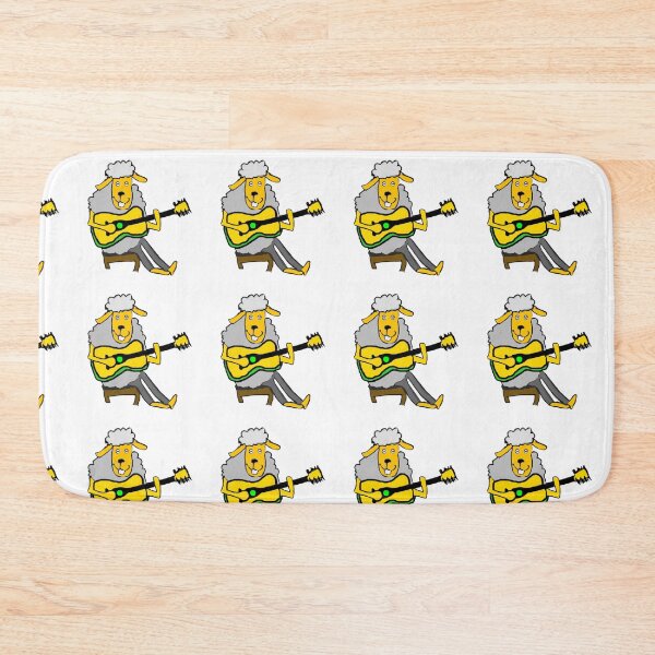 Item preview, Cute Guitarist Sheep  designed and sold by myfavoritegifts.