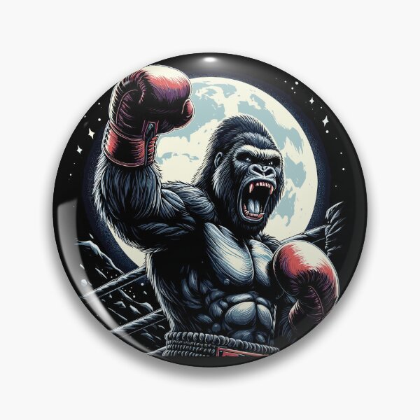 Item preview, Gorilla Boxer Fighter Boxing Moon Gift designed and sold by Pineapple-Tree.