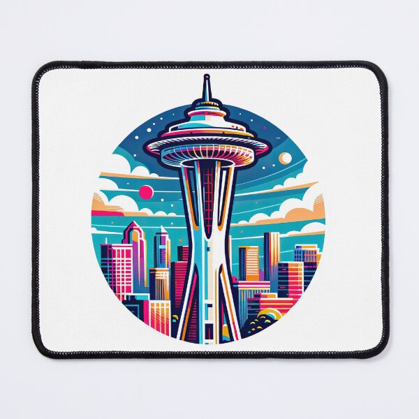 Item preview, Seattle Illustration designed and sold by digital-savant.
