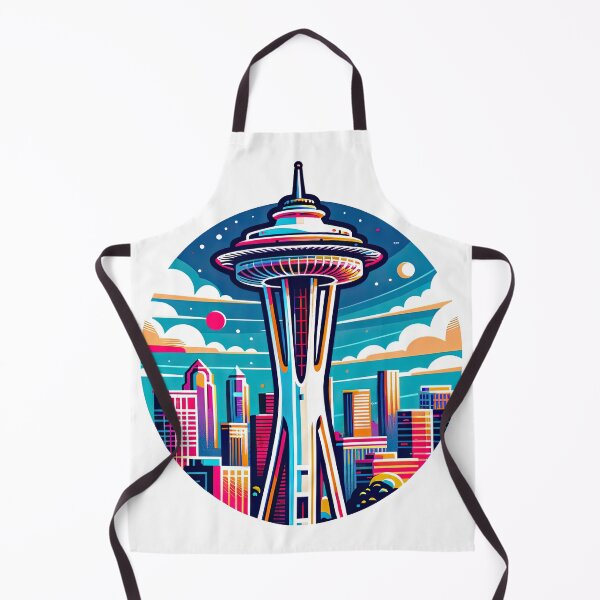 Item preview, Seattle Illustration designed and sold by digital-savant.