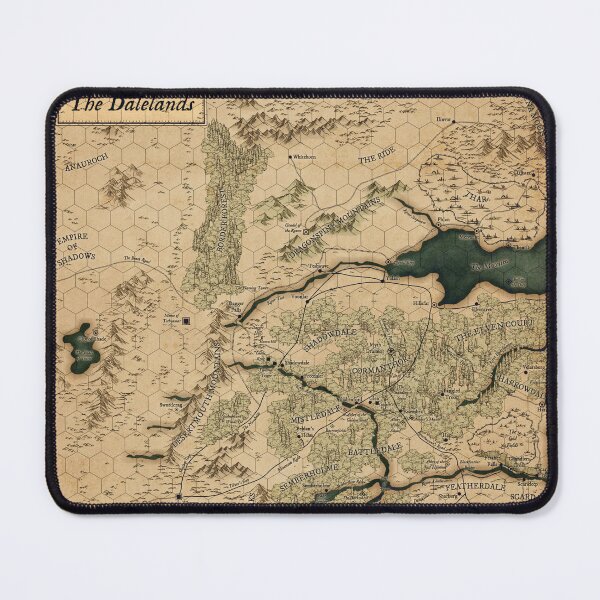 Item preview, Map of the Dalelands in the Forgotten Realms designed and sold by JACK SHOEGAZER.