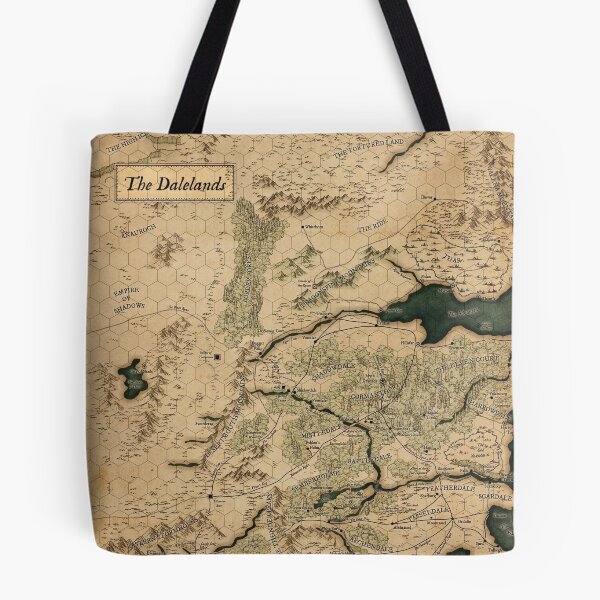 Item preview, Map of the Dalelands in the Forgotten Realms designed and sold by JACK SHOEGAZER.