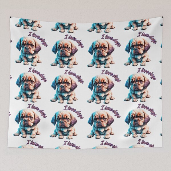 Item preview, I love dogs designed and sold by LittleWorldShop.
