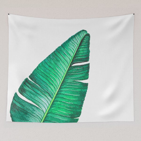 Item preview, Tropical Banana leaf watercolor designed and sold by Wolshebnaja.