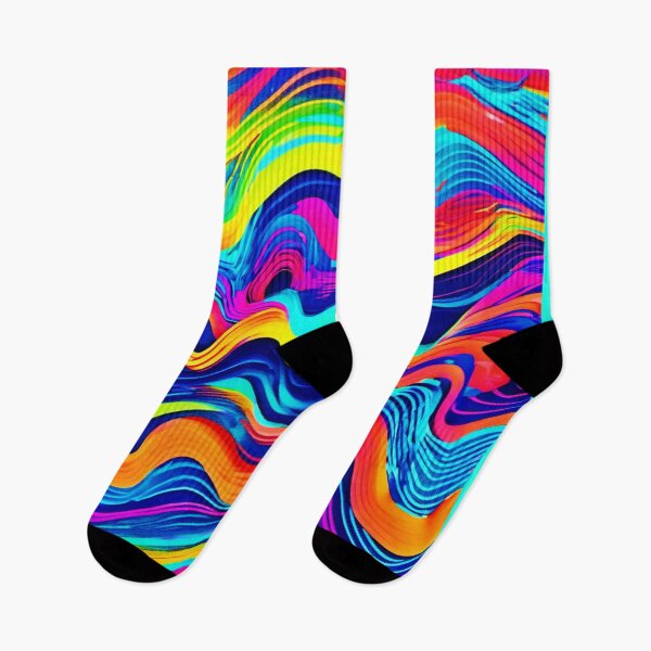 Item preview, Colorful Abstract Neon Spectrum Art designed and sold by Health And Fitness Posts e-Store.