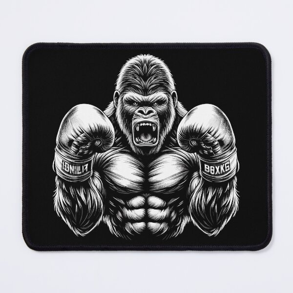 Item preview, Gorilla boxer fighter boxing gift designed and sold by Pineapple-Tree.