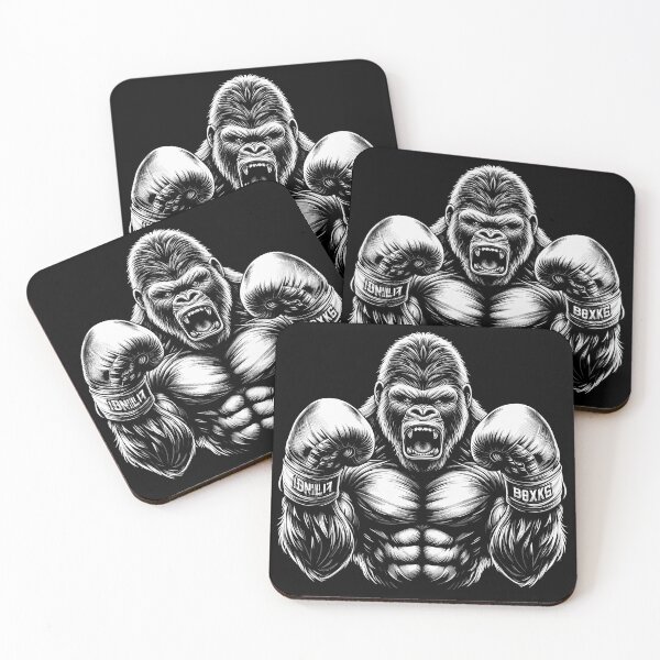 Item preview, Gorilla boxer fighter boxing gift designed and sold by Pineapple-Tree.