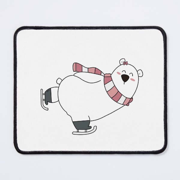 Item preview, Feminine Ice Skating Polar Bear designed and sold by arterburnandco.