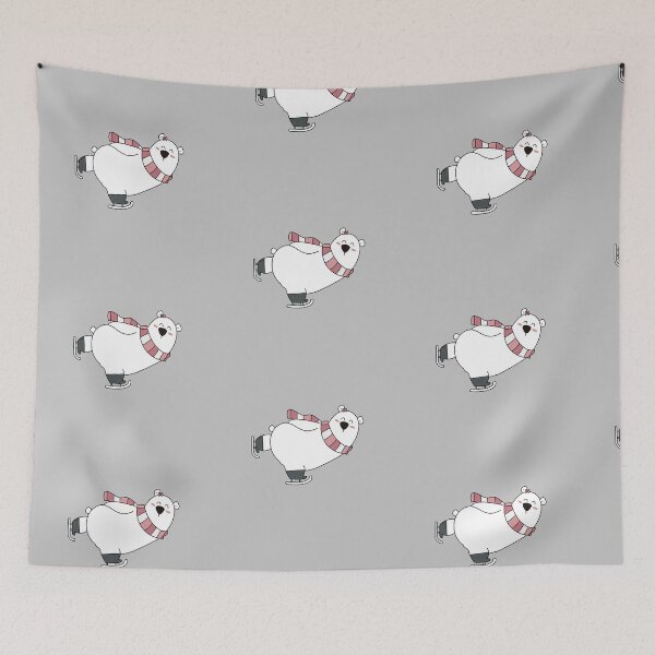 Item preview, Feminine Ice Skating Polar Bear designed and sold by arterburnandco.