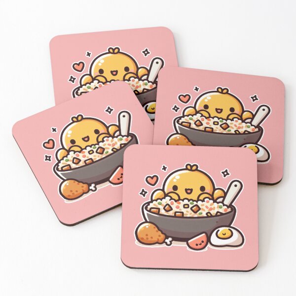 Item preview, Kawaii Chicken Fried Rice designed and sold by AmberRoseWrites.