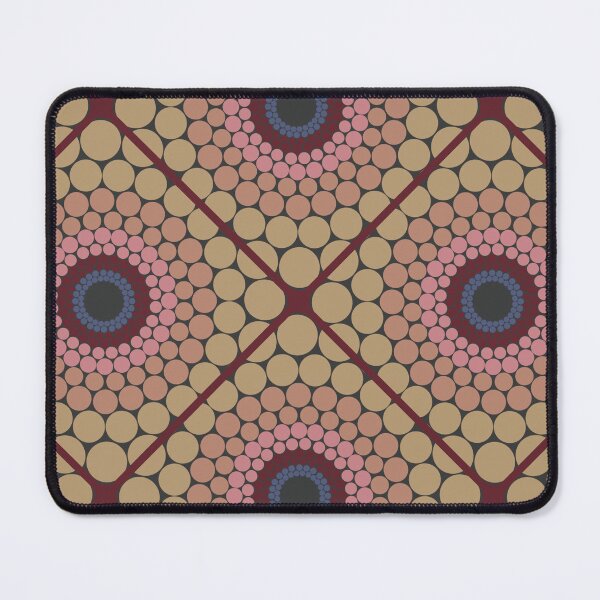 Item preview, Radiant Royal Circle Dot Mandala Scallop Pattern designed and sold by Triplicate Limited.