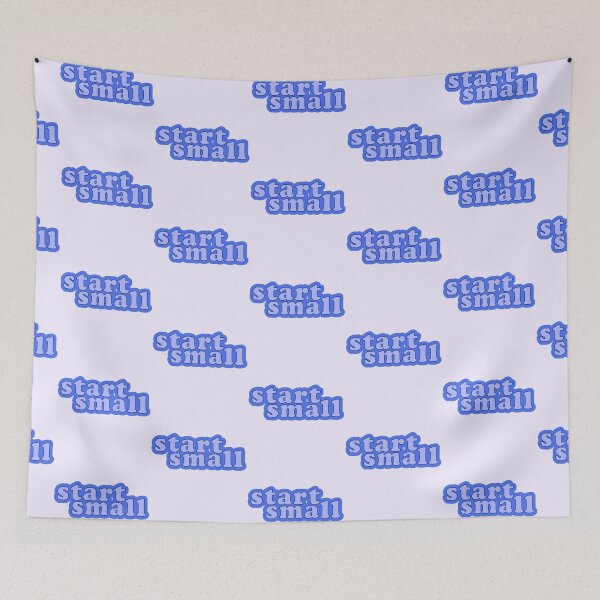 Item preview, Start Small | Motivational small step -  designed and sold by PurpleLoveStore.