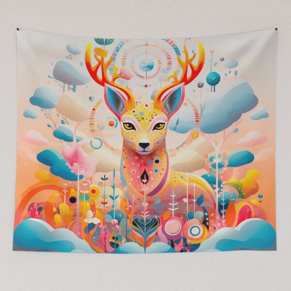 Item preview, Flower Deer designed and sold by TopRBArtist.