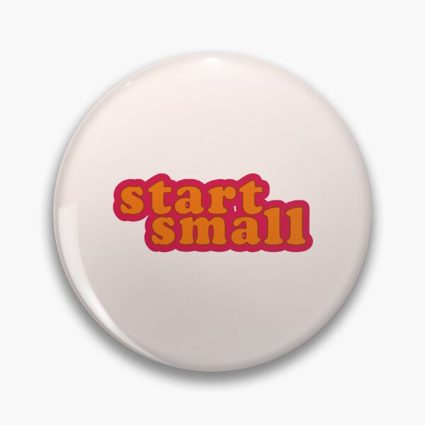 Item preview, Start Small | Motivational small step -  designed and sold by PurpleLoveStore.