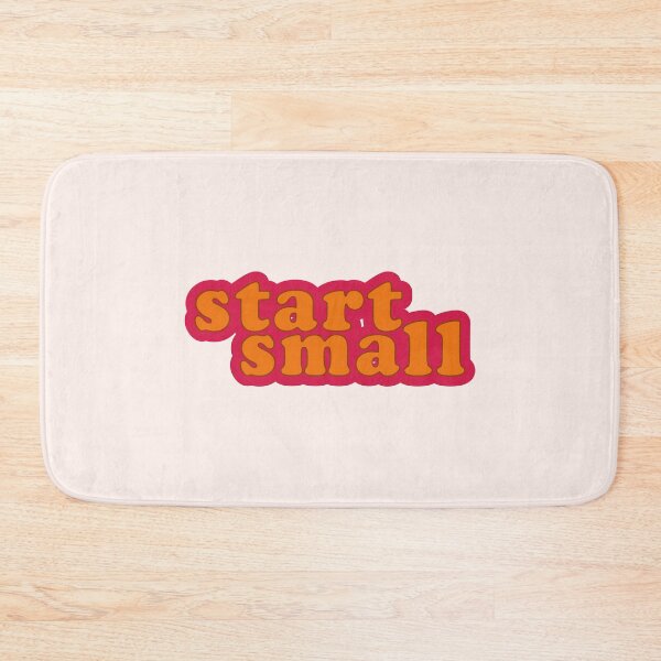 Item preview, Start Small | Motivational small step -  designed and sold by PurpleLoveStore.