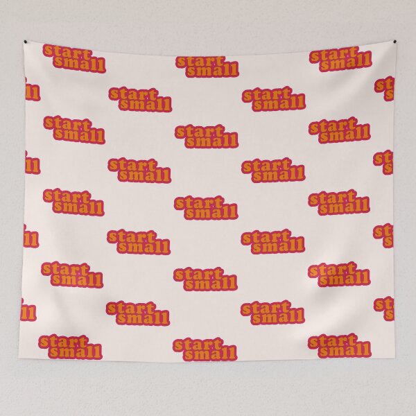 Item preview, Start Small | Motivational small step -  designed and sold by PurpleLoveStore.