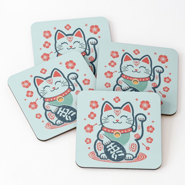 Item preview, maneki neko 3 designed and sold by MissKaffeina.
