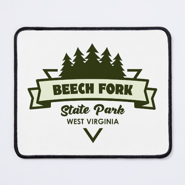 Item preview, Beech Fork State Park West Virginia Trees And Ribbon designed and sold by bivenart.