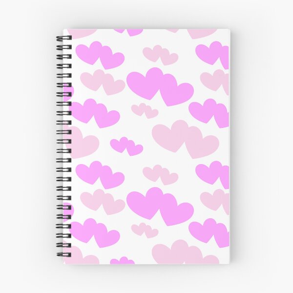 Item preview, Pink double heart pattern in two shades og pink designed and sold by coloryourwings.