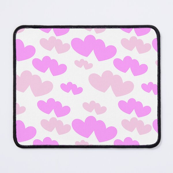 Item preview, Pink double heart pattern in two shades og pink designed and sold by coloryourwings.