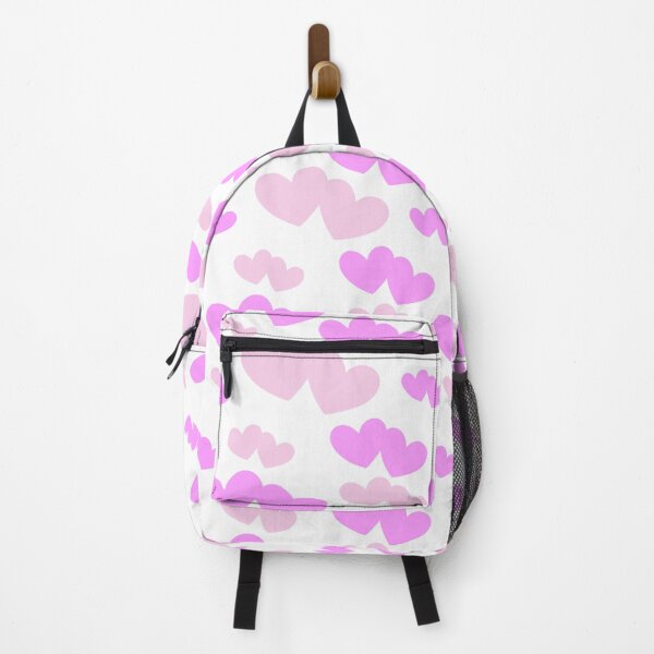 Item preview, Pink double heart pattern in two shades og pink designed and sold by coloryourwings.
