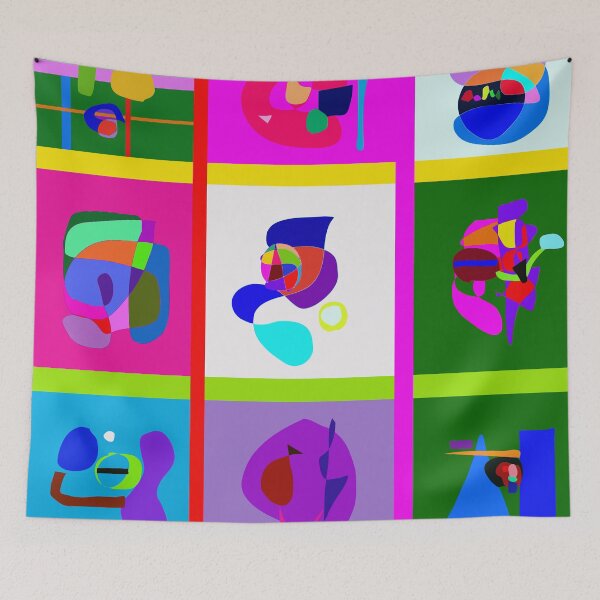 Item preview, A Collection of Nine Abstract Miniatures 23 designed and sold by masabo.