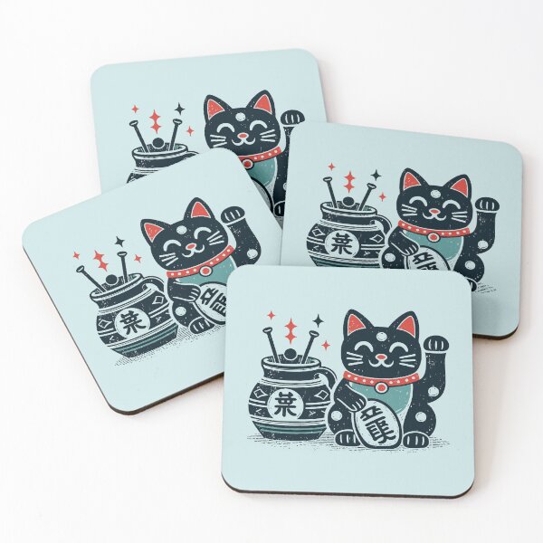Item preview, maneki neko 4 designed and sold by MissKaffeina.