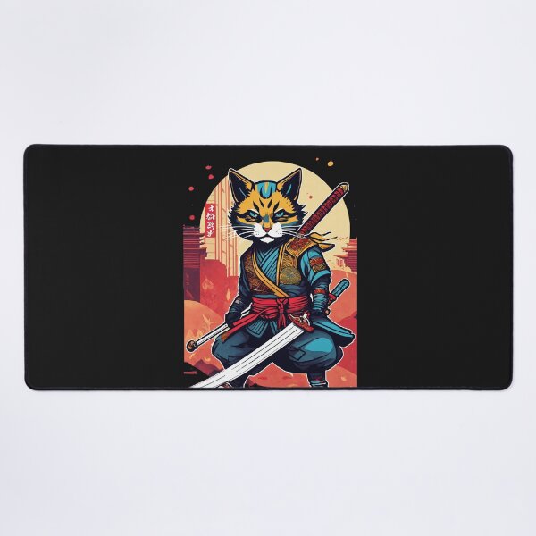 Item preview, Samurai Cat with catana ready to fight designed and sold by Magical-bear.
