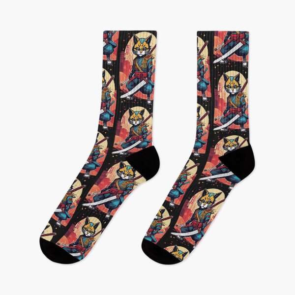 Item preview, Samurai Cat with catana ready to fight designed and sold by Magical-bear.