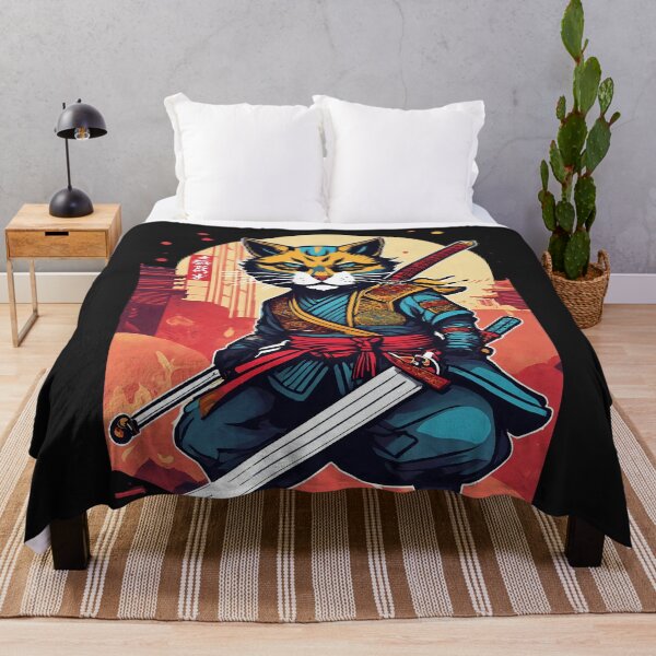Item preview, Samurai Cat with catana ready to fight designed and sold by Magical-bear.