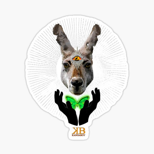 Item preview, Kangaroo Spirit Warrior designed and sold by Kangaboy.