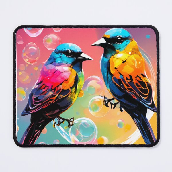 Item preview, Bubbles series, two birds on the bubble designed and sold by janjacbu.