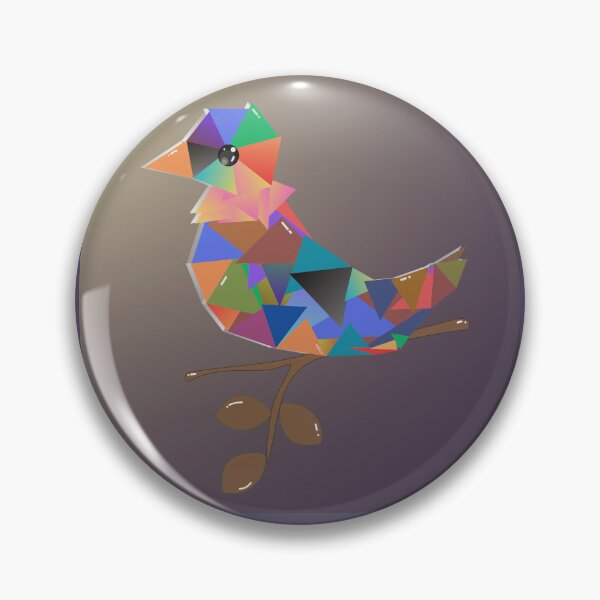 Artikelvorschau, Ein kleiner Vogel aus Dreiecken entworfen und verkauft von Seedling 4.