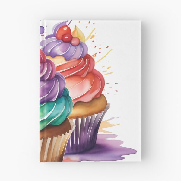 Item preview, Watercolor cupcakes designed and sold by IAmagineFR.