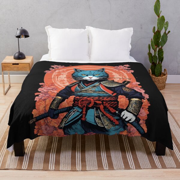 Item preview, Fierce Samurai Cat designed and sold by Magical-bear.