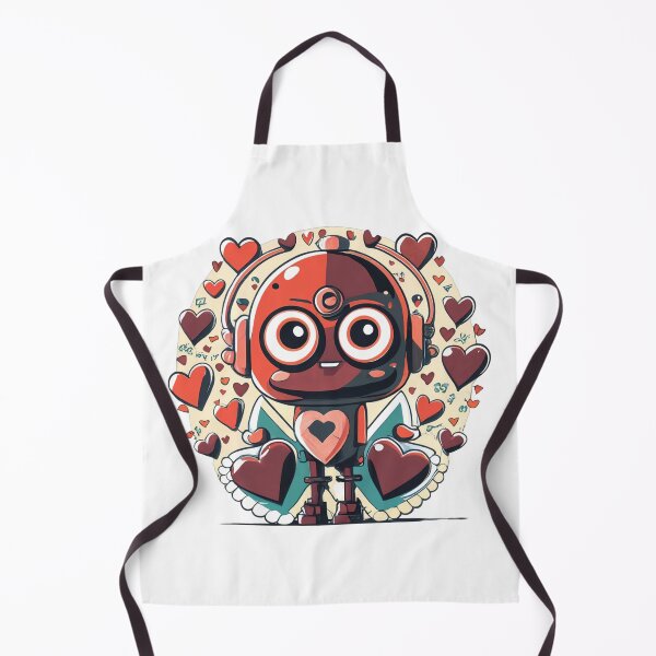 Item preview, Robot in love.Hearts designed and sold by MagelliShop.