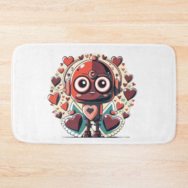 Item preview, Robot in love.Hearts designed and sold by MagelliShop.