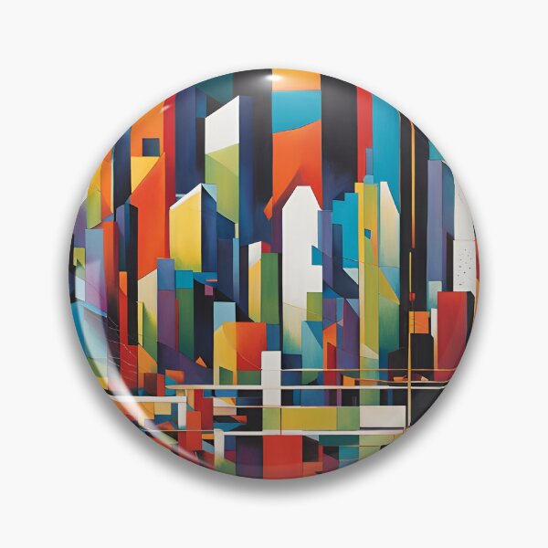 Item preview,  Metropolitan Mirage - Bold Abstract Art for Home Decor designed and sold by JM-ESTONIA.