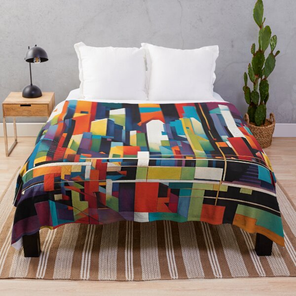 Item preview, Metropolitan Mirage - Bold Abstract Art for Home Decor designed and sold by JM-ESTONIA.