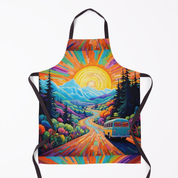 Item preview, Hippie Road Trip Colorful Psychedelic Road Trip Van Life designed and sold by SayItWithYours.