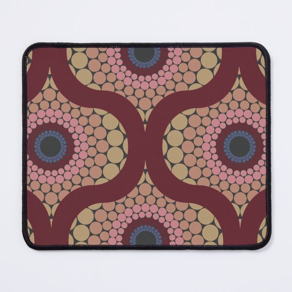 Item preview, Radiant Royal Circle Dot Mandala Ogee Pattern designed and sold by Triplicate Limited.