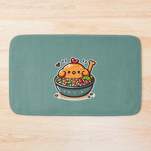 Item preview, Kawaii Chicken Fried Rice Bowl designed and sold by AmberRoseWrites.