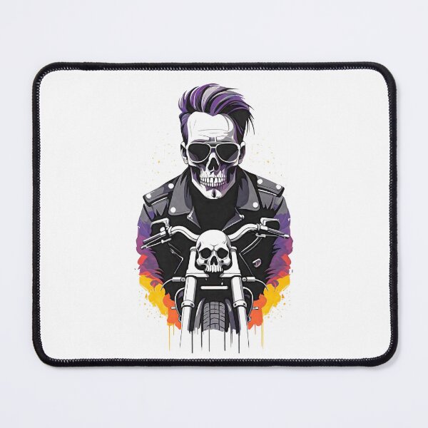 Item preview, Abstract Skeleton Biker designed and sold by jpvoodoo.