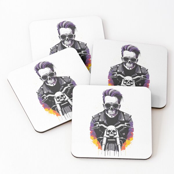 Item preview, Abstract Skeleton Biker  designed and sold by jpvoodoo.
