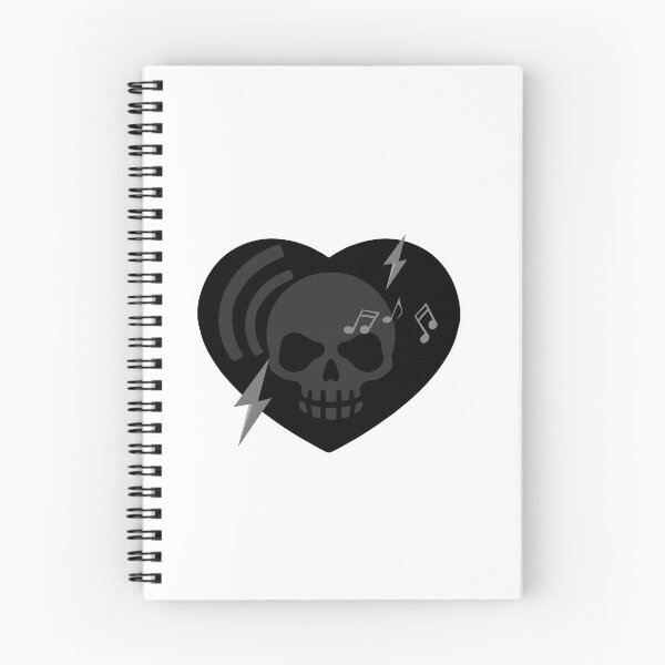 Item preview, Heart Singing skull  designed and sold by Zentee-s.