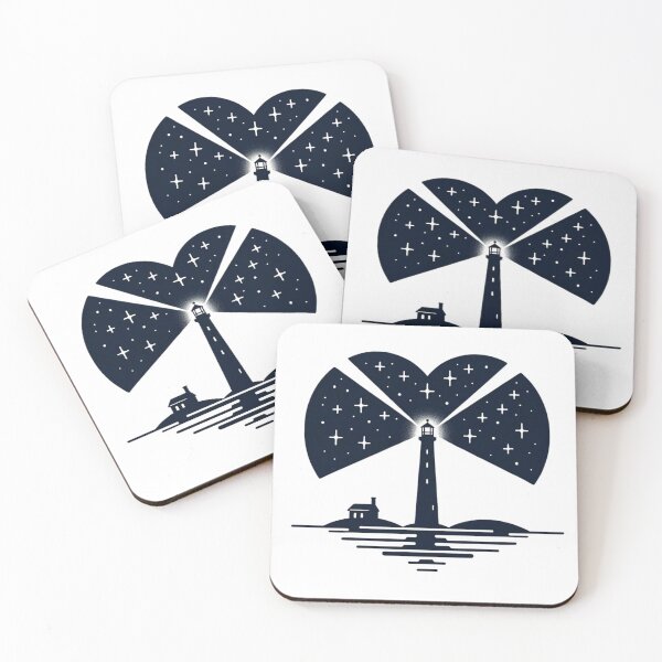Item preview, Beacon of Love - Lighthouse Starry Night designed and sold by SADStyleDesigns.