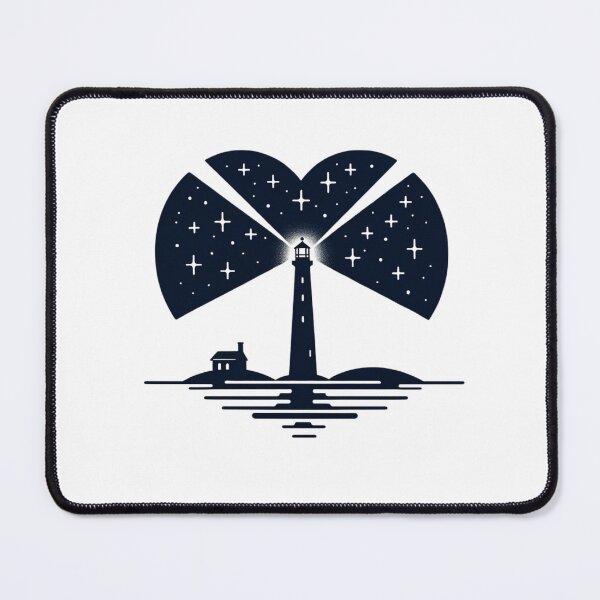 Item preview, Beacon of Love - Lighthouse Starry Night designed and sold by SADStyleDesigns.