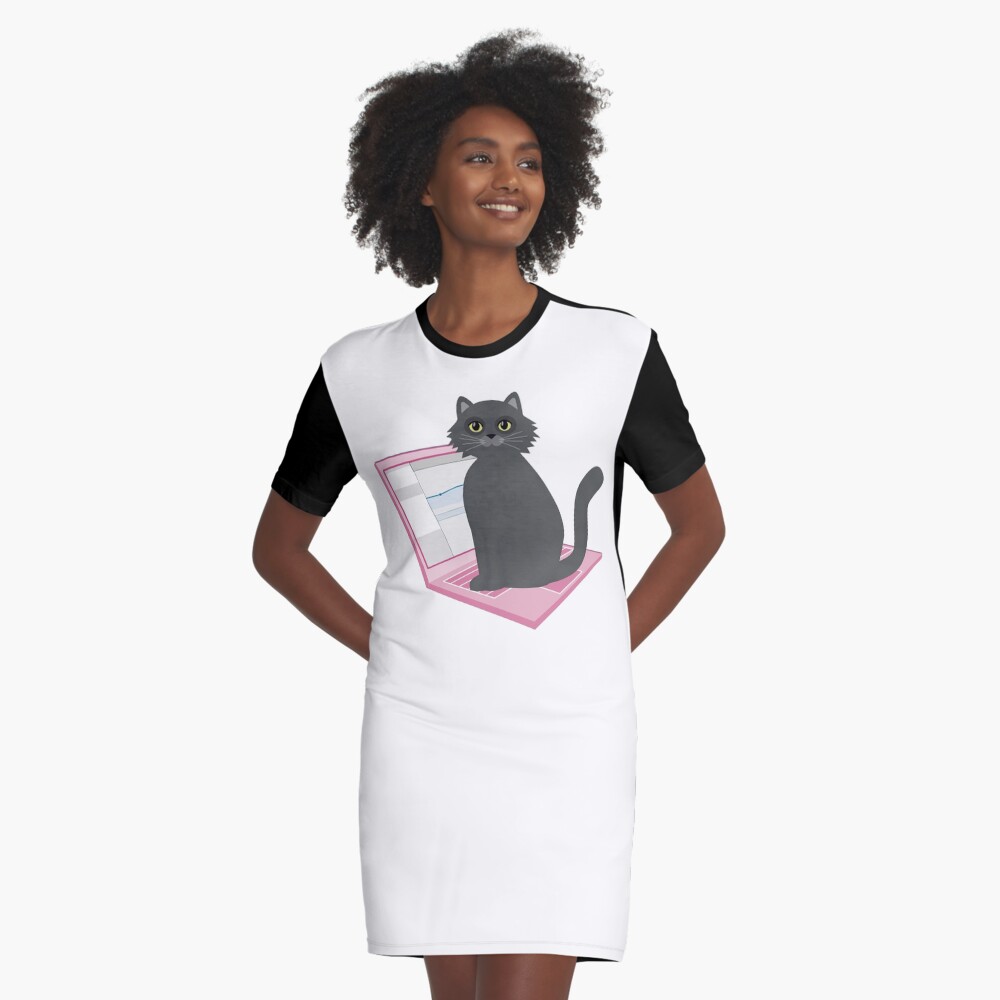 Item preview, Graphic T-Shirt Dress designed and sold by CarlaBaremb.