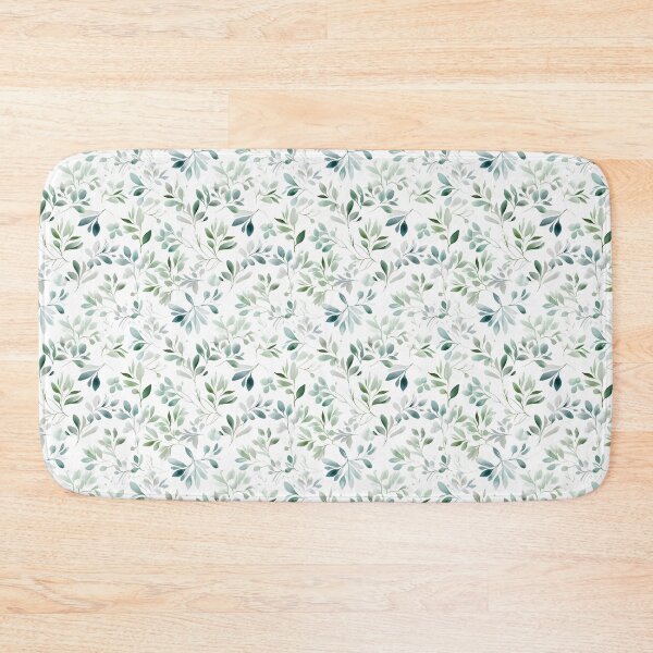Item preview, Green flower seamless pattern designed and sold by varinchai.